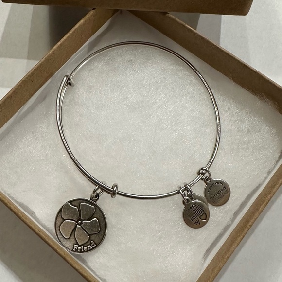 Alex and Ani Friend Charm Expandable Bracelet - Picture 3 of 5